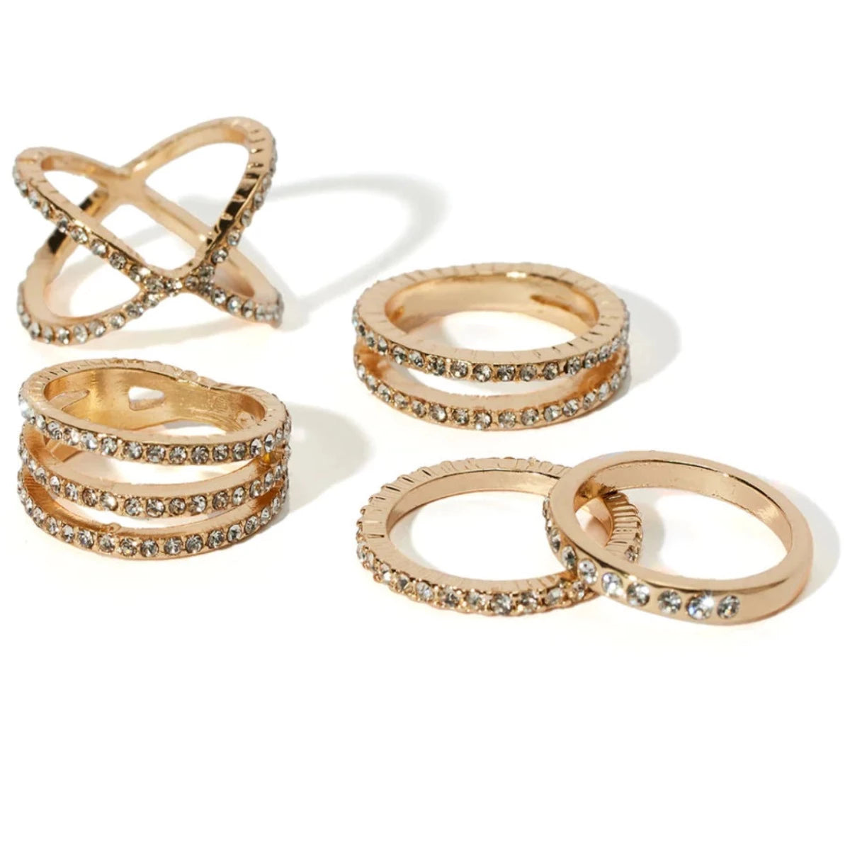 FOR HER HAWAI SET RINGS - ROSE GOLD