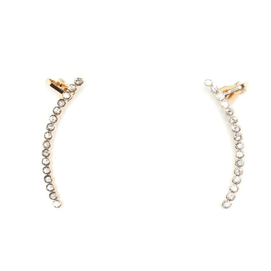 FOR HER MYKONOS EARRINGS - YELLOW GOLD