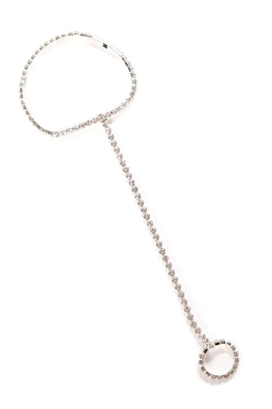 FOR HER IBIZA ANKLET - WHITE GOLD
