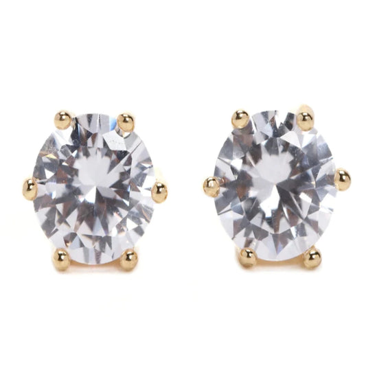FOR HER STUD DIAMOND EARRINGS - WHITE GOLD