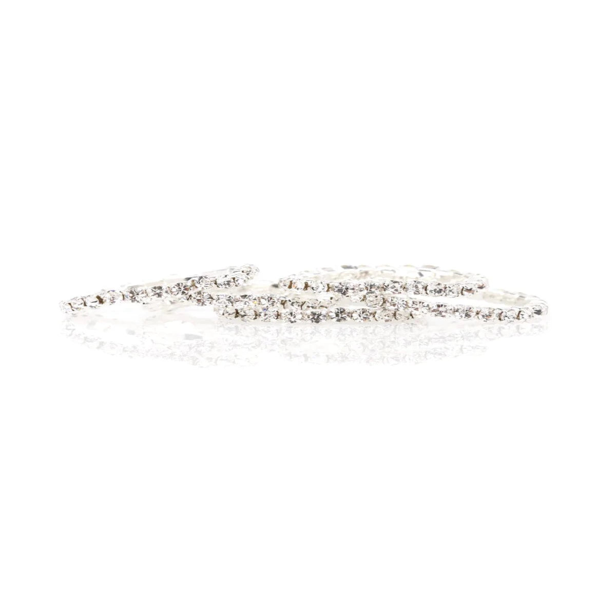FOR HER SANTORINI SET RINGS - WHITE GOLD