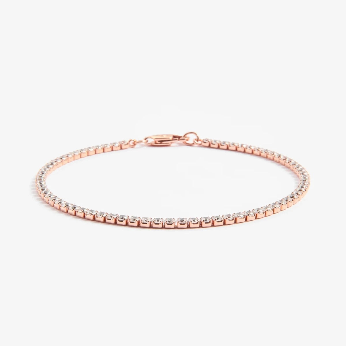 FOR HER MICRO TENNIS BRACELET - ROSE GOLD
