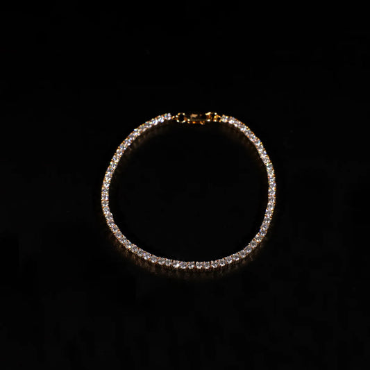 MICRO TENNIS BRACELET - YELLOW GOLD