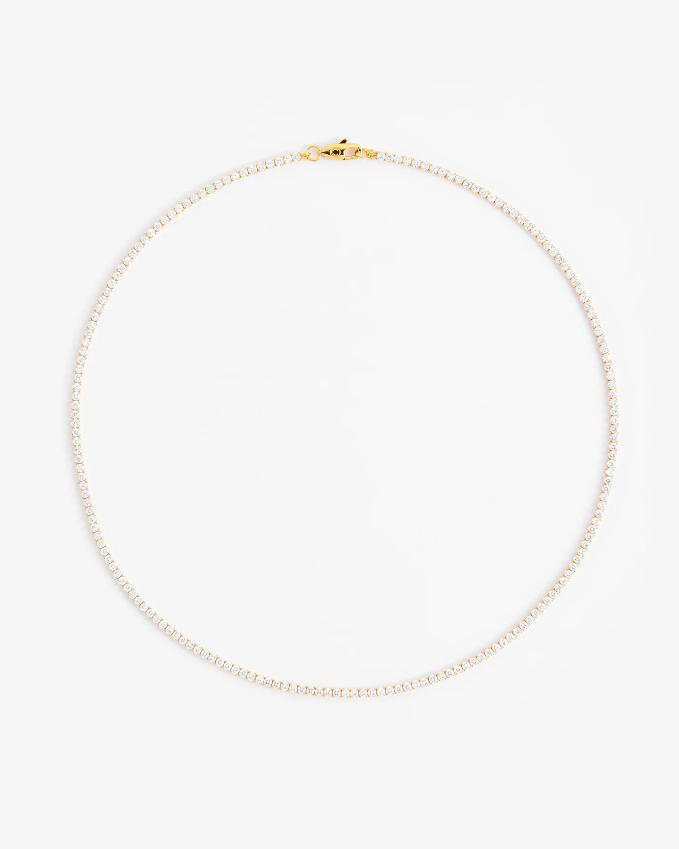 MICRO TENNIS CHAIN - YELLOW GOLD