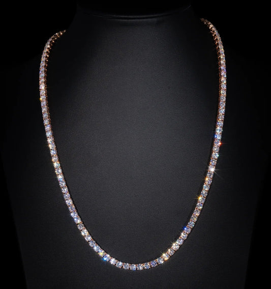 3MM TENNIS CHAIN - ROSE GOLD