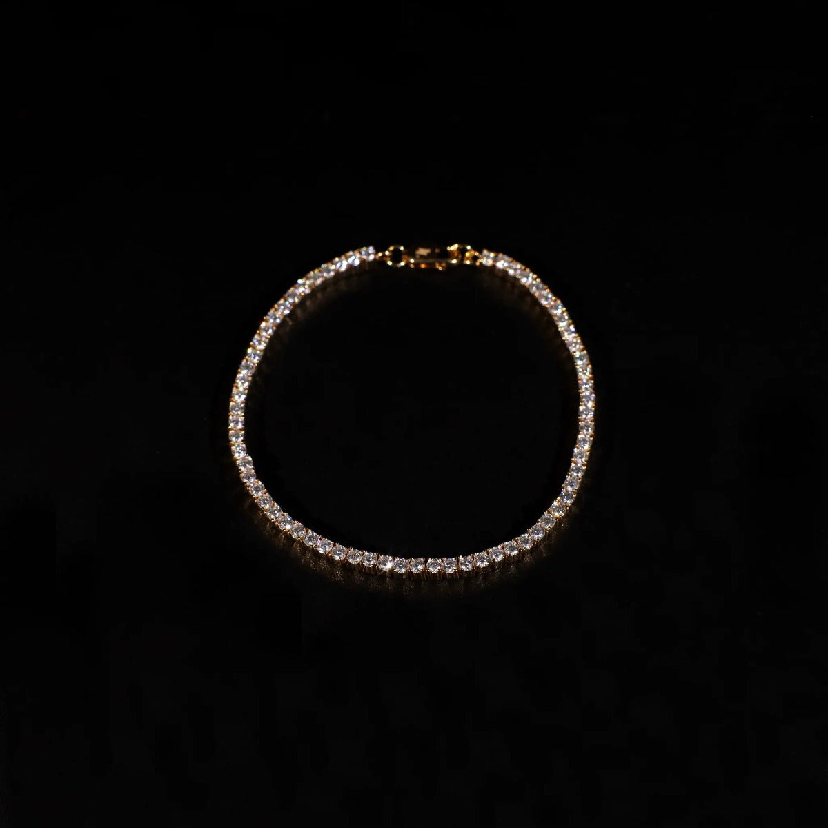 FOR HER MICRO TENNIS BRACELET - YELLOW GOLD