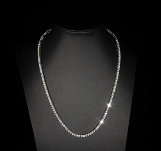 3MM TENNIS CHAIN - WHITE GOLD
