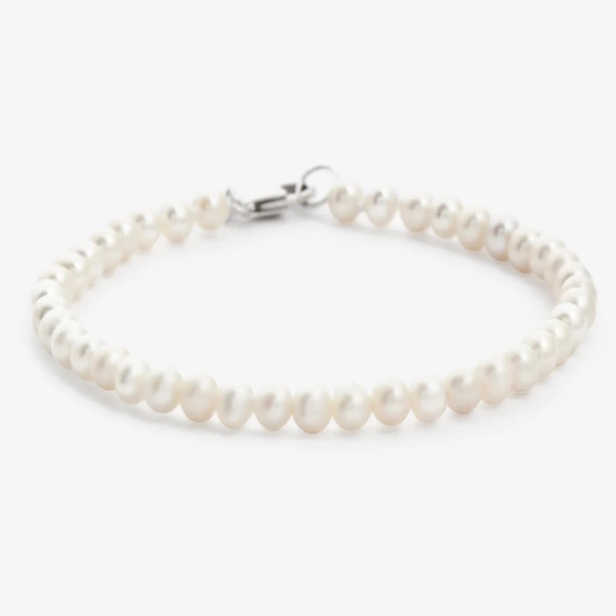 FOR HER 3MM PEARL BRACELET + 4MM PEARL NECKLACE BUNDLE