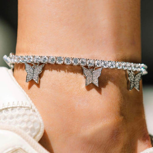 FOR HER BUTTERFLY ANKLET